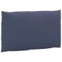 Cojines para muebles de palets 2 unidades tela azul marino de , Cojines para sillas y sofás - Ref: Foro24-379148, Precio: 45,...