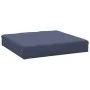 Cojines para muebles de palets 2 unidades tela azul marino de , Cojines para sillas y sofás - Ref: Foro24-379148, Precio: 45,...