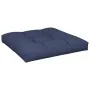 Cojín para sofá de palets de tela azul marino 70x70x12 cm de , Cojines para sillas y sofás - Ref: Foro24-377874, Precio: 39,2...