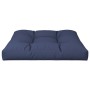 Cojín para sofá de palets de tela azul marino 70x70x12 cm de , Cojines para sillas y sofás - Ref: Foro24-377874, Precio: 39,9...
