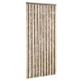 Cortina antimoscas chenilla marrón oscuro y beige 56x185 cm de , Mosquiteras para ventanas - Ref: Foro24-377353, Precio: 42,6...