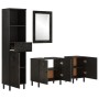 Conjunto de armarios de baño 4 piezas madera maciza de mango de , Muebles de baño - Ref: Foro24-3206295, Precio: 373,50 €, De...