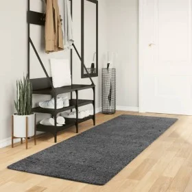 Alfombra de pelo corto OVIEDO gris antracita 80x250 cm de , Alfombras - Ref: Foro24-375465, Precio: 43,72 €, Descuento: %