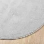 Alfombra de pelo corto OVIEDO gris Ø 80 cm de , Alfombras - Ref: Foro24-375543, Precio: 28,96 €, Descuento: %