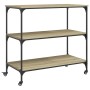 Carrito de cocina madera ingeniería roble Sonoma 102x50x95 cm de , Carros de cocina y comedor - Ref: Foro24-842322, Precio: 8...
