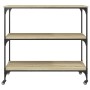 Carrito de cocina madera ingeniería roble Sonoma 102x50x95 cm de , Carros de cocina y comedor - Ref: Foro24-842322, Precio: 8...