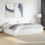 Estructura de cama con LED madera ingeniería blanco 180x200 cm de , Camas y somieres - Ref: Foro24-3209590, Precio: 185,58 €,...