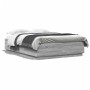 Estructura cama con luces LED madera gris Sonoma 120x200 cm de , Camas y somieres - Ref: Foro24-3209623, Precio: 168,37 €, De...