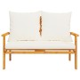 Set de muebles de jardín con cojines madera maciza acacia de , Conjuntos de jardín - Ref: Foro24-366381, Precio: 262,56 €, De...
