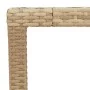 Mesa de jardín de ratán PE y madera acacia beige 90x90x75 cm de , Mesas de jardín - Ref: Foro24-368124, Precio: 113,21 €, Des...
