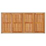 Mesa de jardín ratán PE beige y madera de acacia 190x90x75 cm de , Mesas de jardín - Ref: Foro24-368130, Precio: 191,98 €, De...