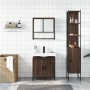 Set de muebles baño 3 pzas madera contrachapada roble marrón de , Muebles de baño - Ref: Foro24-3214684, Precio: 184,31 €, De...