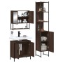Set de muebles baño 3 pzas madera contrachapada roble marrón de , Muebles de baño - Ref: Foro24-3214684, Precio: 184,31 €, De...