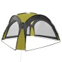 Carpa de fiesta con LED 4 paredes laterales verde 3,6x3,6x2,3 m de vidaXL, Carpas y cenadores - Ref: Foro24-92237, Precio: 14...