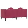 2-seater sofa with red velvet cushions by , Sofas - Ref: Foro24-372636, Price: 239,73 €, Discount: %