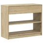 Mesa consola SAUDA madera maciza de pino roble 89,5x36,5x73 cm de , Mesas consola - Ref: Foro24-377599, Precio: 114,87 €, Des...