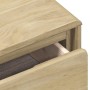 Mesa consola SAUDA madera maciza de pino roble 89,5x36,5x73 cm de , Mesas consola - Ref: Foro24-377599, Precio: 114,87 €, Des...