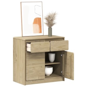 Aparador SAUDA madera maciza pino roble 80x43x75,5 cm de , Aparadores - Ref: Foro24-377600, Precio: 136,32 €, Descuento: %