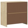 Aparador SAUDA madera maciza pino roble 80x43x75,5 cm de , Aparadores - Ref: Foro24-377600, Precio: 136,32 €, Descuento: %