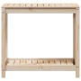 Mesa de plantación con estante madera maciza pino 82,5x50x75 cm de , Soportes para macetas - Ref: Foro24-832397, Precio: 78,3...