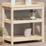Mesa de plantación con estantes madera pino 82,5x45x86,5 cm de , Soportes para macetas - Ref: Foro24-832432, Precio: 76,35 €,...