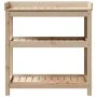 Mesa de plantación con estantes madera pino 82,5x45x86,5 cm de , Soportes para macetas - Ref: Foro24-832432, Precio: 76,35 €,...