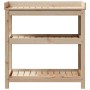 Mesa de plantación con estantes madera pino 82,5x45x86,5 cm de , Soportes para macetas - Ref: Foro24-832432, Precio: 93,94 €,...