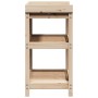 Mesa de plantación con estantes madera pino 82,5x45x86,5 cm de , Soportes para macetas - Ref: Foro24-832432, Precio: 93,94 €,...