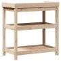 Mesa de plantación con estantes madera pino 82,5x45x86,5 cm de , Soportes para macetas - Ref: Foro24-832432, Precio: 76,35 €,...
