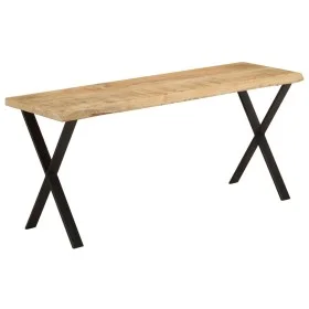 Bench with natural edge in solid mango wood 105 cm by , Banks - Ref: Foro24-372759, Price: 79,41 €, Discount: %