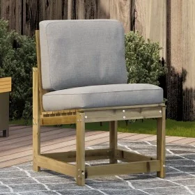 Silla de jardín madera de pino impregnada 50,5x55x77 cm de , Sofás modulares de exterior - Ref: Foro24-832619, Precio: 49,08 ...
