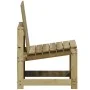 Silla de jardín madera de pino impregnada 50,5x55x77 cm de , Sofás modulares de exterior - Ref: Foro24-832619, Precio: 49,08 ...