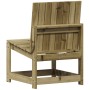 Silla de jardín madera de pino impregnada 50,5x55x77 cm de , Sofás modulares de exterior - Ref: Foro24-832619, Precio: 49,57 ...