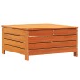 Taburete de jardín con cojín madera maciza de pino marrón cera de , Sofás de exterior - Ref: Foro24-844928, Precio: 88,02 €, ...