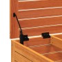Taburete de jardín con cojín madera maciza de pino marrón cera de , Sofás de exterior - Ref: Foro24-844928, Precio: 88,02 €, ...