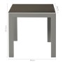Tumbonas con mesitas 2 uds acero y textileno negro de vidaXL, Tumbonas - Ref: Foro24-48012, Precio: 180,39 €, Descuento: %