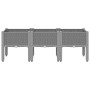 Jardinera con patas PP gris claro 120x40x42 cm de , Maceteros y jardineras - Ref: Foro24-367897, Precio: 83,57 €, Descuento: %