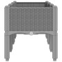 Jardinera con patas PP gris claro 120x40x42 cm de , Maceteros y jardineras - Ref: Foro24-367897, Precio: 83,57 €, Descuento: %