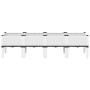 Jardinera con patas PP blanco 160x40x42 cm de , Maceteros y jardineras - Ref: Foro24-367904, Precio: 81,38 €, Descuento: %