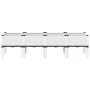 Jardinera con patas PP blanco 160x40x42 cm de , Maceteros y jardineras - Ref: Foro24-367904, Precio: 80,25 €, Descuento: %