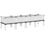 Jardinera con patas PP blanco 160x40x42 cm de , Maceteros y jardineras - Ref: Foro24-367904, Precio: 80,25 €, Descuento: %