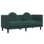 Sofá con cojines 2 plazas terciopelo verde oscuro de , Sofás - Ref: Foro24-372634, Precio: 237,85 €, Descuento: %