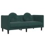 Sofá con cojines 2 plazas terciopelo verde oscuro de , Sofás - Ref: Foro24-372634, Precio: 241,24 €, Descuento: %