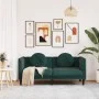 Sofá con cojines 2 plazas terciopelo verde oscuro de , Sofás - Ref: Foro24-372634, Precio: 237,85 €, Descuento: %