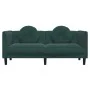 Sofá con cojines 2 plazas terciopelo verde oscuro de , Sofás - Ref: Foro24-372634, Precio: 237,85 €, Descuento: %
