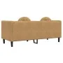 2 seater brown velvet sofa with cushions by , Sofas - Ref: Foro24-372641, Price: 222,54 €, Discount: %