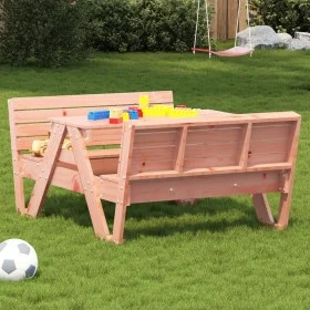 Mesa de pícnic para niños madera maciza Douglas 88x122x58 cm de , Mesas de jardín - Ref: Foro24-832604, Precio: 110,76 €, Des...