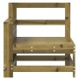 Sofá de jardín con reposabrazos madera impregnada 69x62x70,5cm de , Sofás de exterior - Ref: Foro24-844887, Precio: 63,97 €, ...