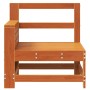 Sofá de jardín con reposabrazos madera pino marrón 69x62x70,5cm de , Sofás de exterior - Ref: Foro24-844885, Precio: 70,80 €,...