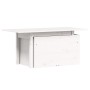 Mesa de jardín madera maciza de pino blanca 100x50x75 cm de , Mesas de jardín - Ref: Foro24-844909, Precio: 70,72 €, Descuent...